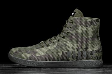 Nobull Superfabric High-Top Men's Trainers Camo | Australia (XH8267)